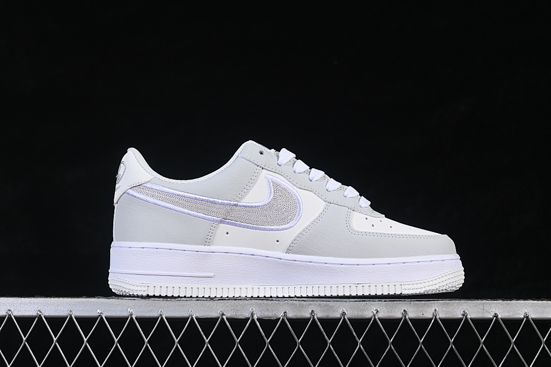 Nike [IB6842-100]-[AIR FORCE 1 07 LOW LOW-TOP CASUAL SNEAKERS WHITE/GREY]-[WOMAN:36-39]-[MAN:40-45] - Image 16