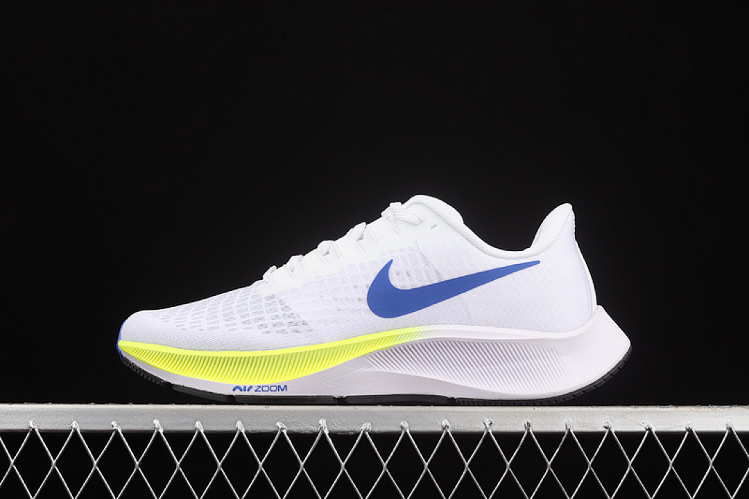 Nike Nike AIR ZOOM PEGASUS 37 WHITE/CYBER/BLACK/RACER BLUE · BQ9646-102, photo 1