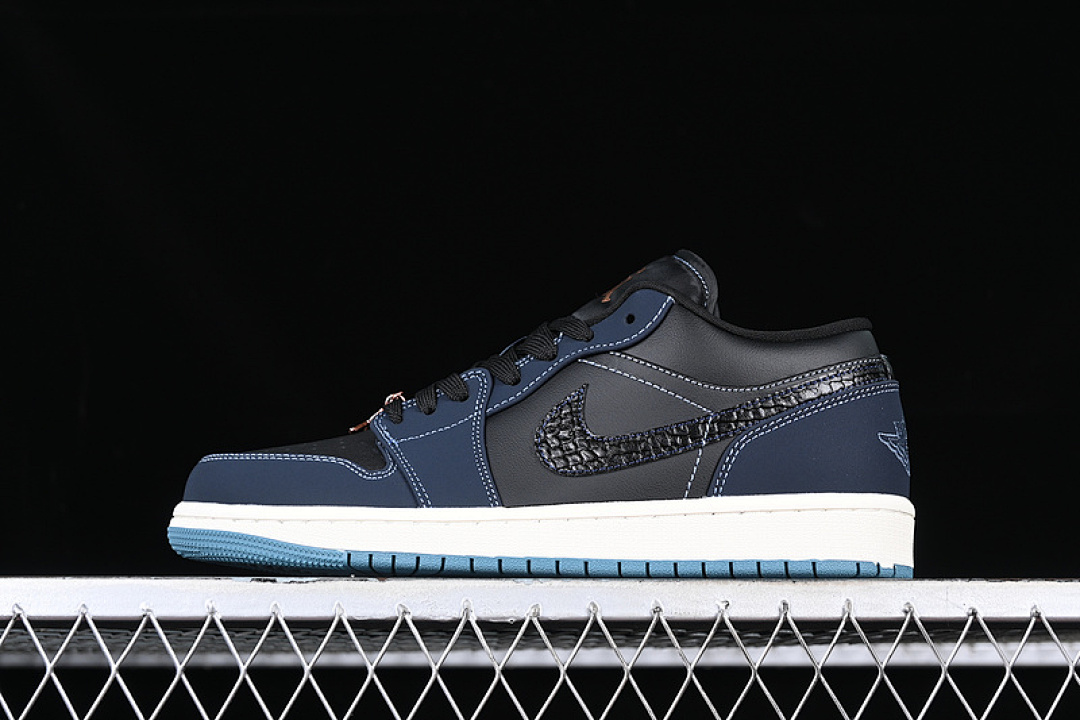 Jordan [FJ5478-010]-[AIR JORDAN 1 LOW SE BLACK/BLACK/DARK OBSIDIAN/SAIL]-[UNSIZEX:36-46], photo 1