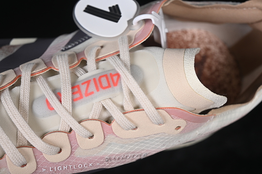 Adidas [JR6367]-[ADIOS 4 M LIGHTWEIGHT RUNNING SHOES PINK/BLACK/BEIGE]-[WOMAN:39]-[MAN:40-46] - Image 8
