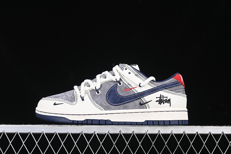 Nike SB DUNK LOW WHITE/GREY/BLUE/RED · YX5066-236, photo 1