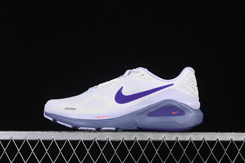 Purple AIR ZOOM STRUCTURE 26 ANTI SLIP SHOES DARK PURPLE/WHITE · HJ1101-102, photo 1