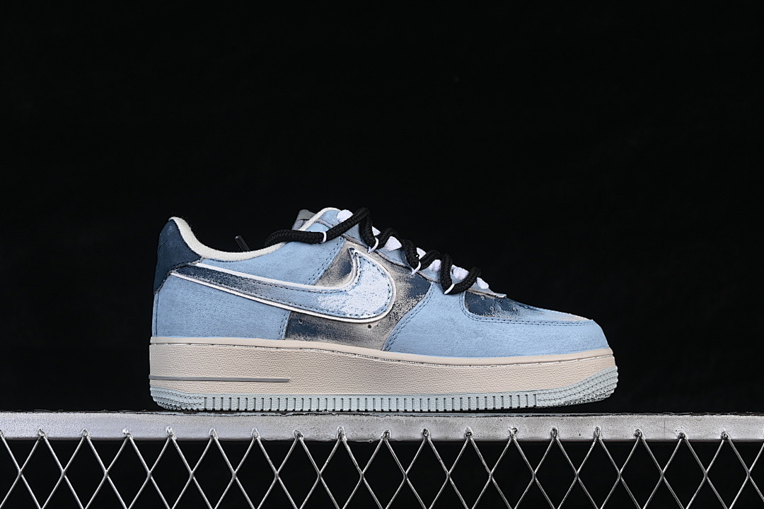 Nike [ZB2121-120]-[AIR FORCE 1 07 LOW BLUE/PURPLE/GREY]-[WOMAN:36-39]-[MAN:40-45] - Image 16