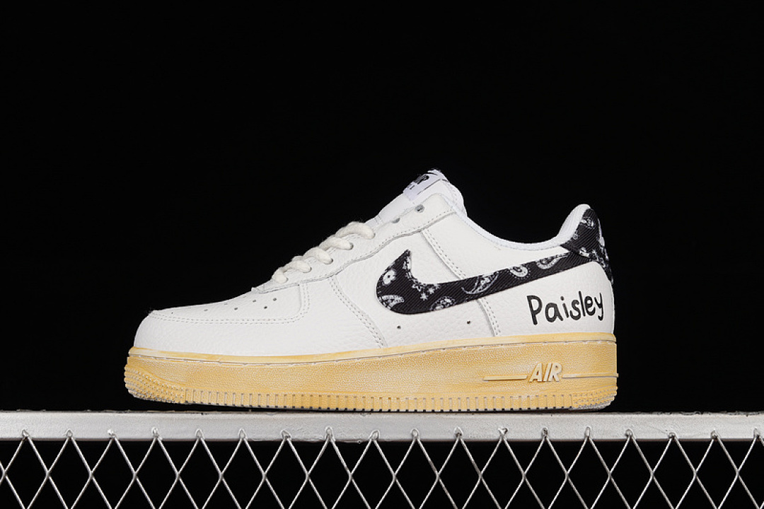 Nike [DH4406-011]-[AIR FORCE 1 LOW 07 BLACK PAISLEY WHITE/BLACK-WHITE]-[WOMAN:36-39]-[MAN:40-45], photo 1