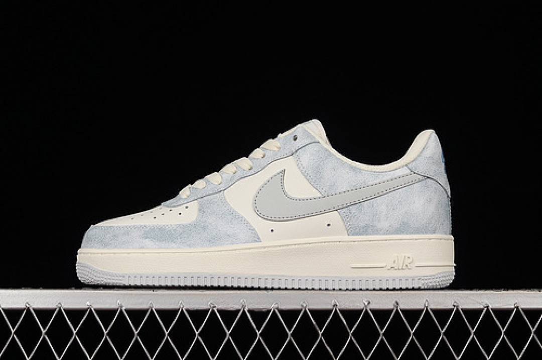 Nike [CL5568-663]-[AIR FORCE 1 07 LOW BEIGE/BEIGE/HAZE BLUE]-[WOMAN:36-39]-[MAN:40-45], photo 1