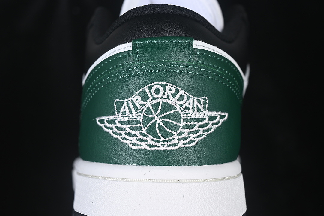 Unbranded [553558-047]-[AIR JORDAN 1 LOW AJ1 CULTURAL BASKETBALL SHOES DARK GREEN/BLACK]-[MAN:40-46] - Image 6