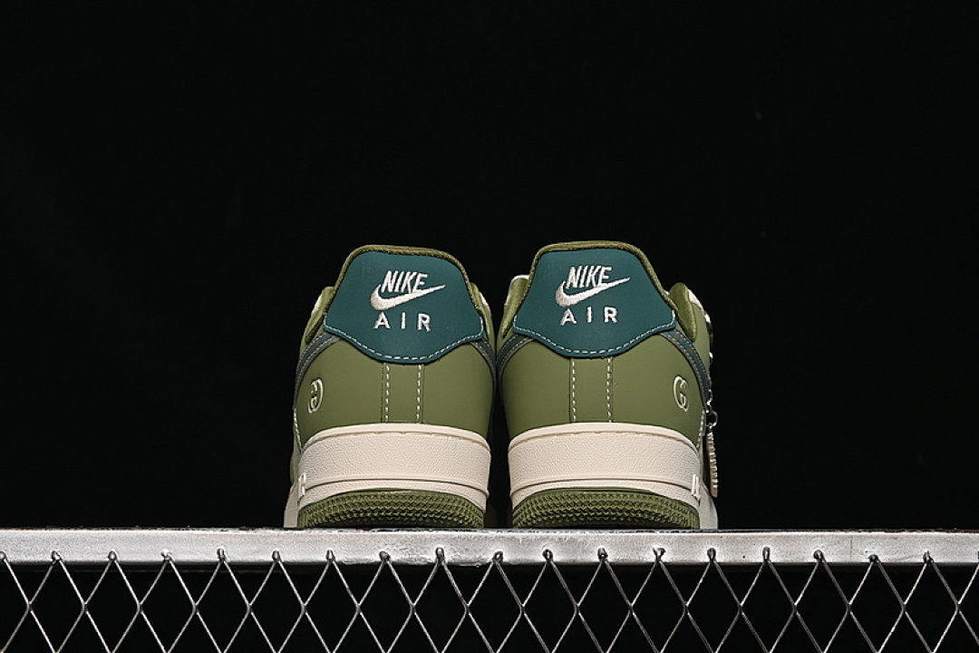 Nike [KK1988-094]-[AIR FORCE 1 07 LOW WHITE/GREY/GREEN]-[WOMAN:36-39]-[MAN:40-45] - Image 14