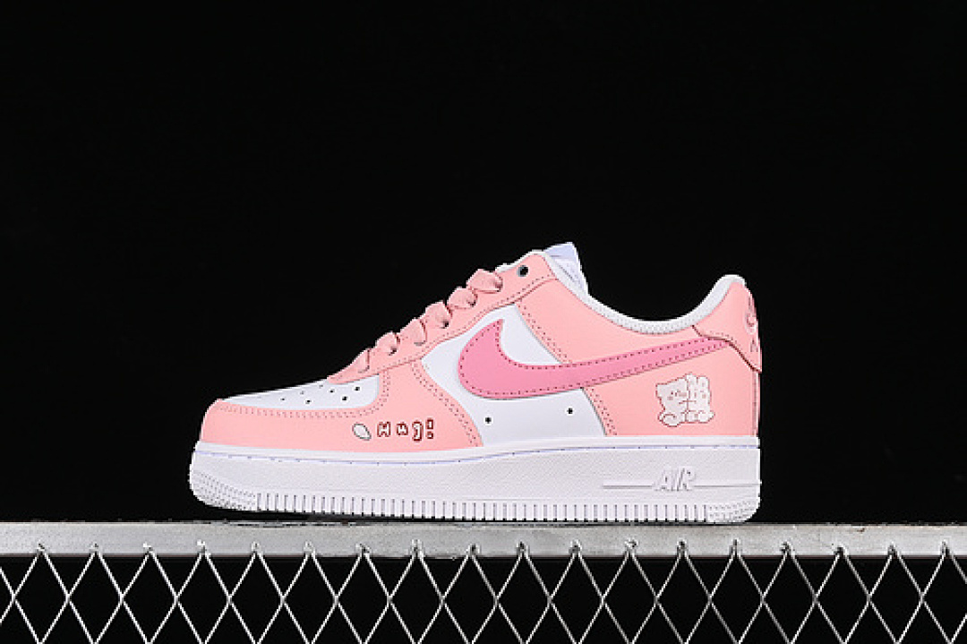 Nike [YY2024-762]-[AIR FORCE 1 07 LOW WHITE/PINK]-[WOMAN:35.5-39]-[MAN:40-45], photo 1