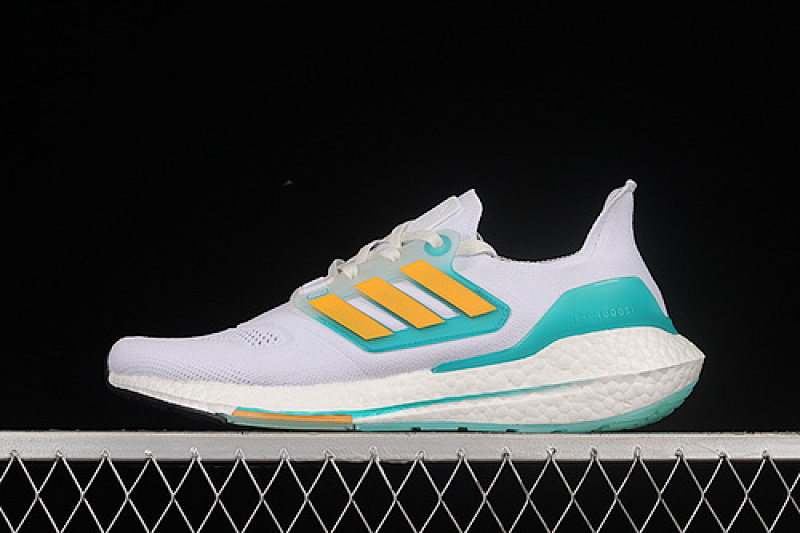 ULTRABOOST 22 WHITE MINT RUSH/FLASH ORANGE · GX5463, photo 1
