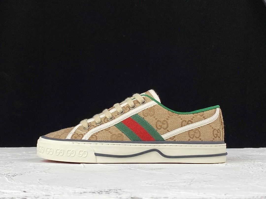 Gucci [GU*CCI ACE EMBROIDERED LOW-TOP SNEAKER LIGHT BROWN/GREEN/RED]-[UNISEX:35-44] - Image 20