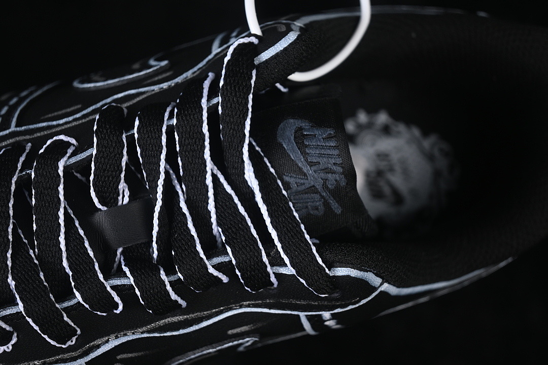 Nike [CW2288-001]-[AIR FORCE 1 07 LOW CASUAL SNEAKERS BLACK/WHITE/BLACK]-[WOMAN:36-39]-[MAN:40-45] - Image 9