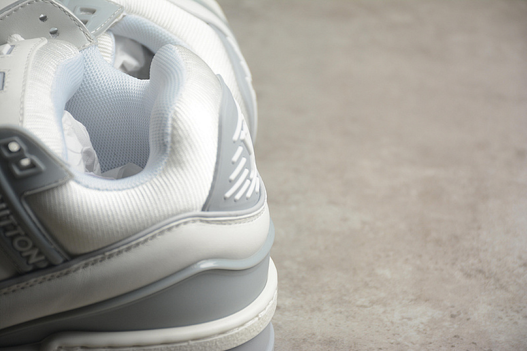Louis Vuitton [LOUIS VUITTON TRAINER SNEAKER LOW WHITE/GREY]-[WOMAN:35-39]-[MAN:40-45] - Image 7