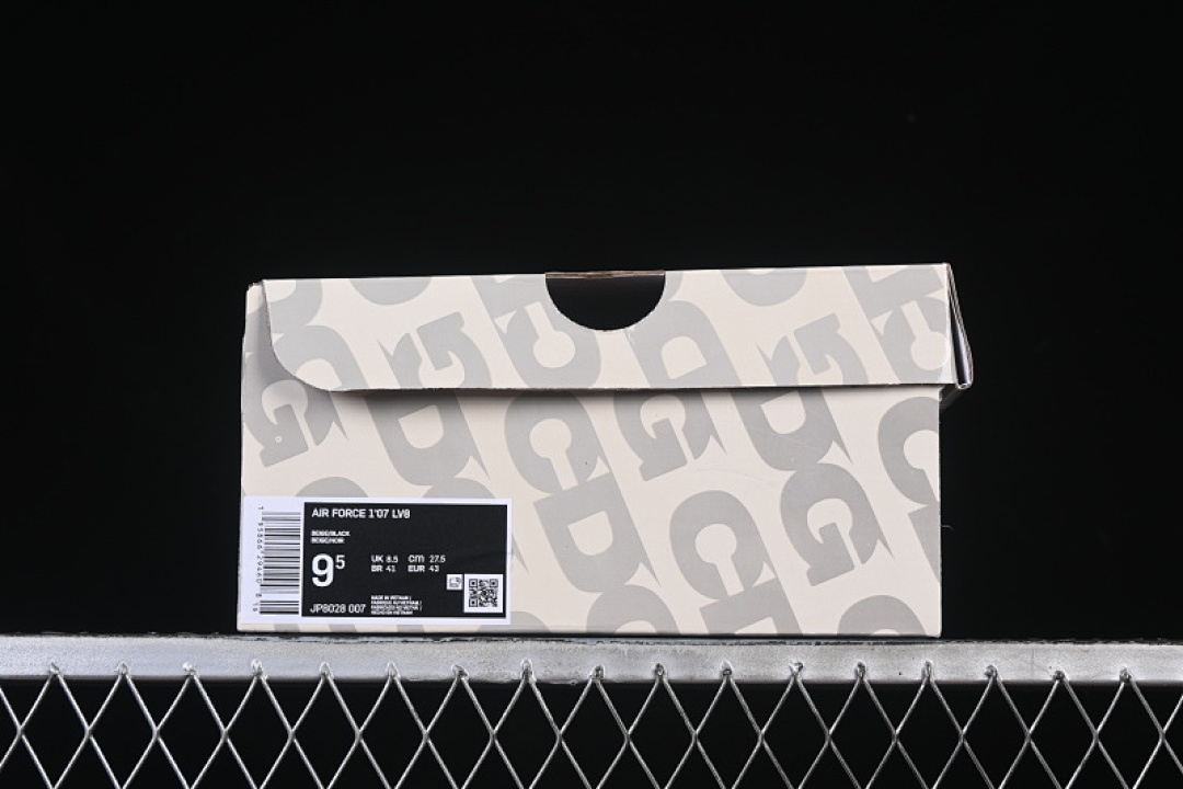 Nike [JP8028-007]-[AIR FORCE 1 07 LOW WHITE/GREY/BLACK]-[WOMAN:36-39]-[MAN:40-45] - Image 12