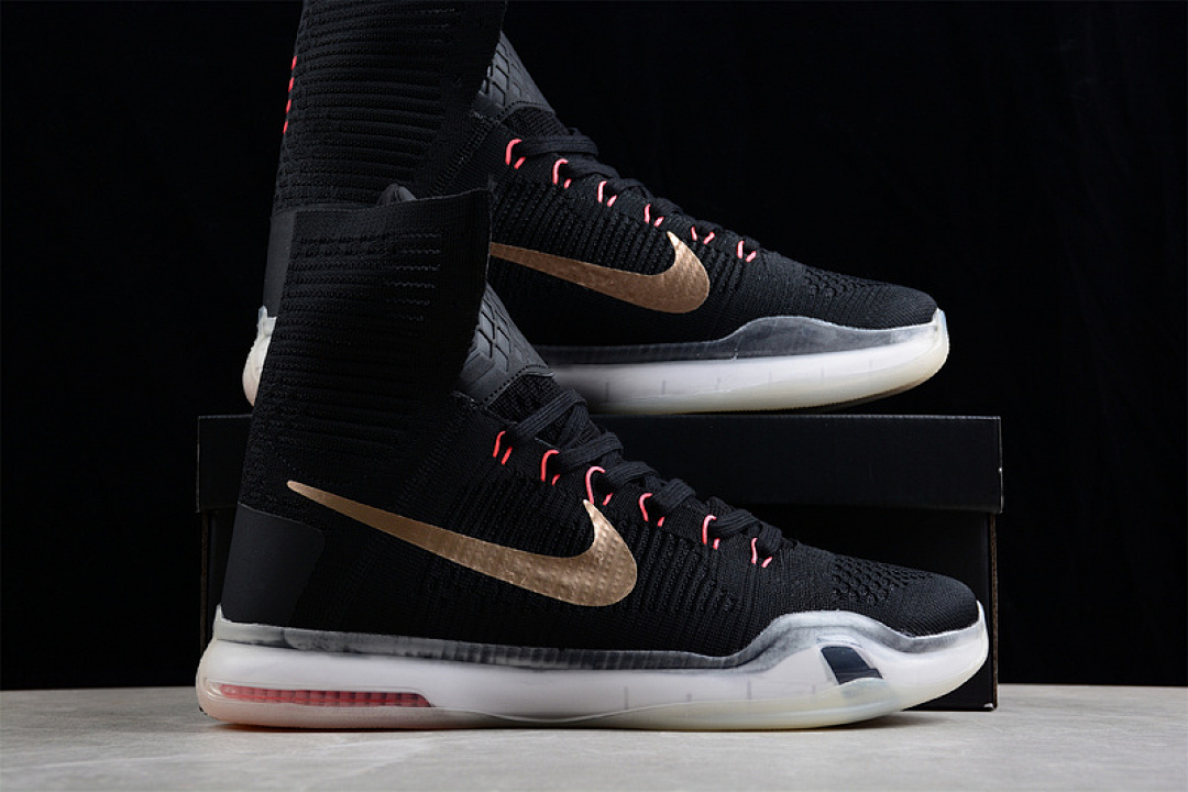 Nike [718763-091]-[KOBE 10 ELITE ROSE GOLD BLACK/WHITE/HOT LAVA/METALLIC RED BRONZE]-[MAN:40-46] - Image 16