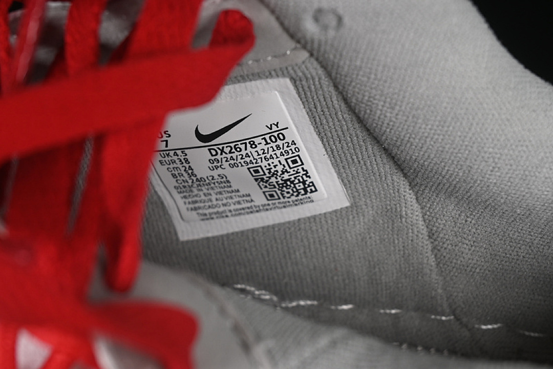 Nike [DX2678-100]-[AIR FORCE 1 07 LOW WHITE/YELLOW/RED]-[WOMAN:36-39]-[MAN:40-45] - Image 6