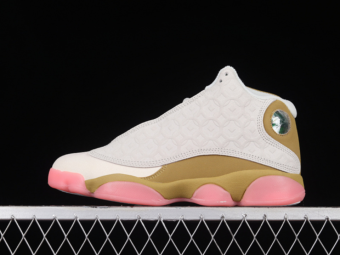 Jordan [CW4409-100]-[AIR JORDAN 13 RETRO CHINESE NEW YEAR PALE IVORY/BLACK/DIGITAL PINK/CLUB (GOLD]), photo 1