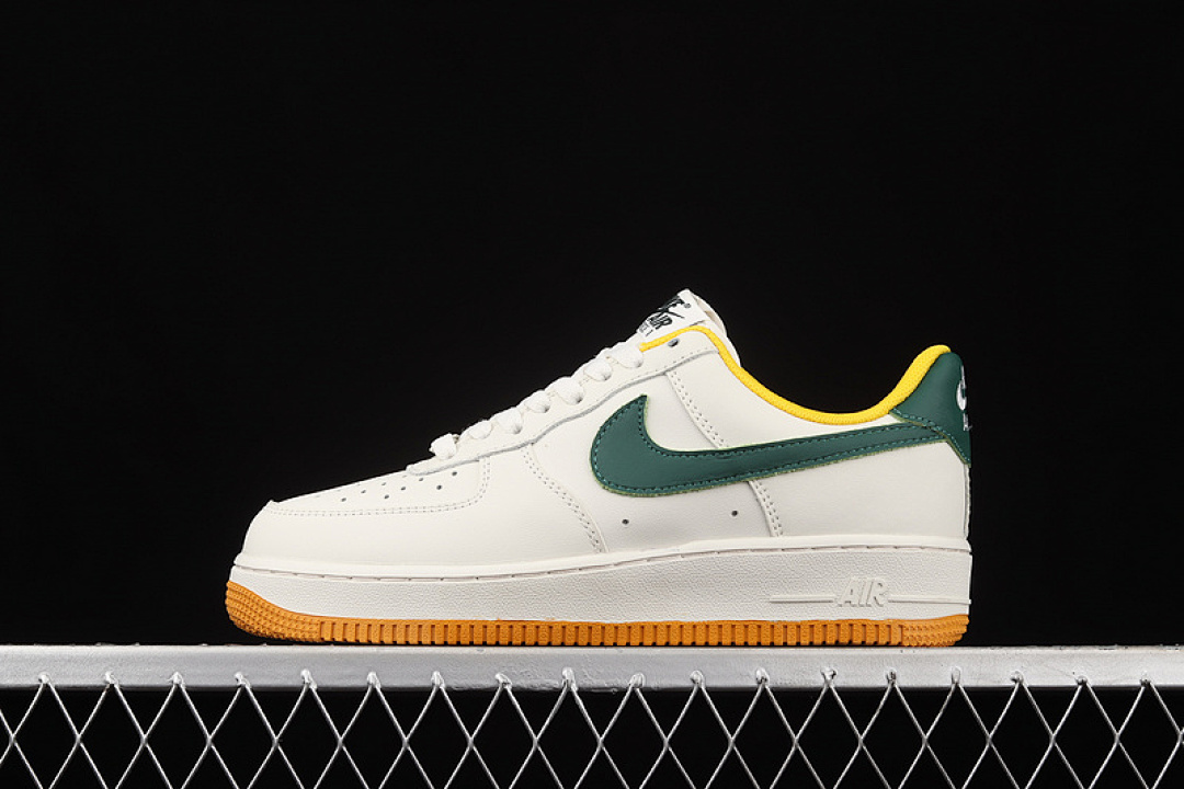 Nike [CT6865-501]-[AIR FORCE 1 LOW WHITE/DARK GREEN/YELLOW]-[WOMAN:36-39]-[MAN:40-45], photo 1