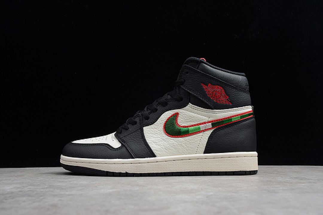 Jordan Jordan 1 RETRO HIGH SPORTS ILLUSTRATED BLACK/VARSITY RED/SAIL · 555088-015, photo 1