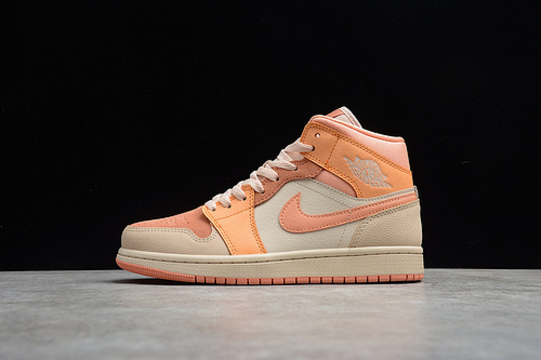 Jordan [DH4270-800]-[CJ AIR JORDAN 1 MID APRICOT ATOMIC ORANGE/APRICOT AGATE/TERRA BLUSH]-[36-44.5], photo 1