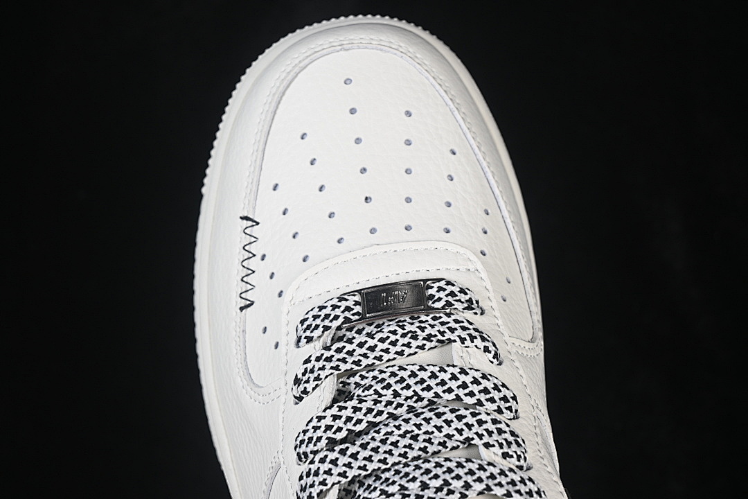 Nike [MM3399-817]-[AIR FORCE 1 07 LOW CASUAL SNEAKERS WHITE/BLACK/WHITE]-[WOMAN:36-39]-[MAN:40-45] - Image 10
