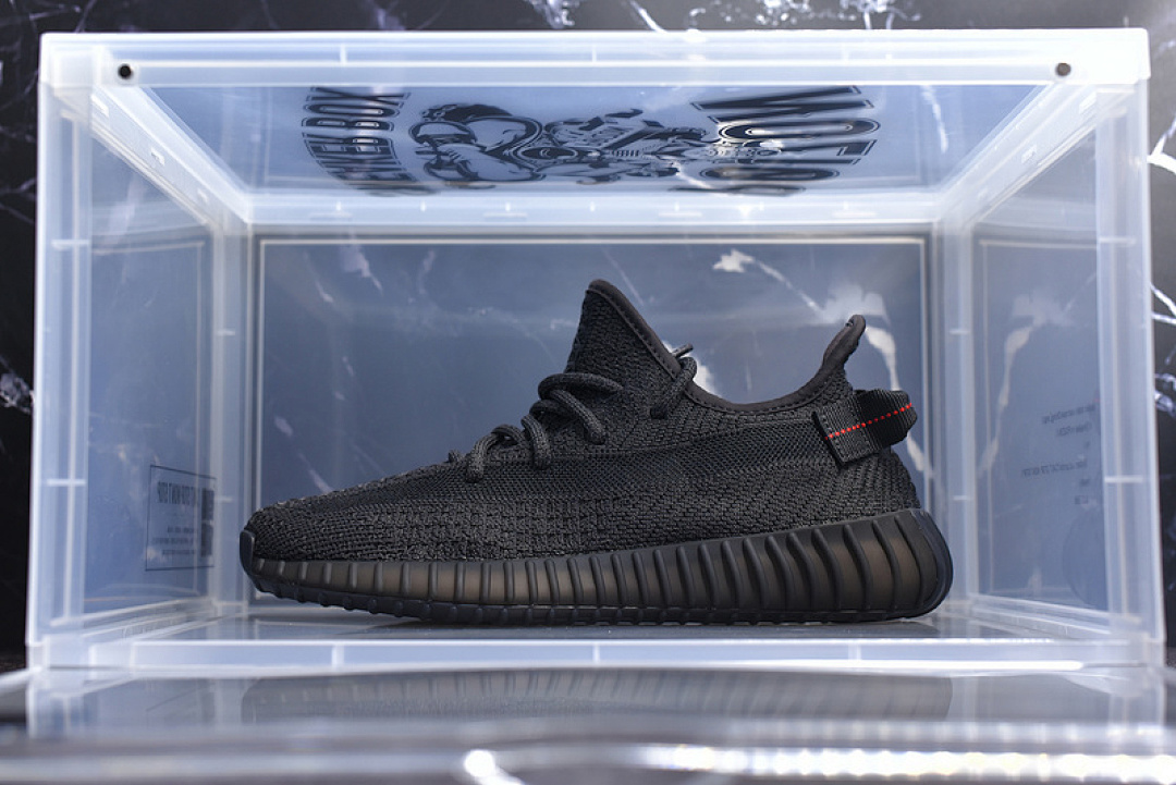 Adidas Adidas CJ YEEZY BOOST 350 V2 BLACK-NON REFLECTIVE BLACK/BLACK · FU9006, photo 1