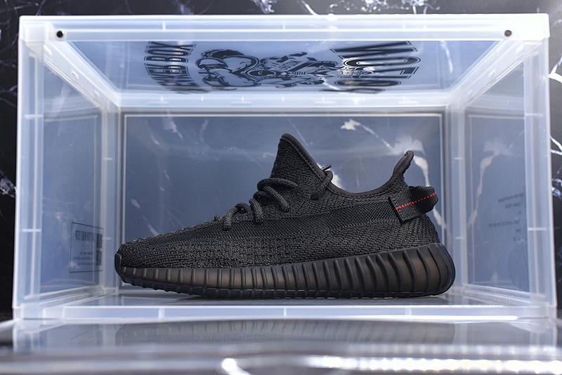 Adidas Adidas CJ YEEZY BOOST 350 V2 BLACK-NON REFLECTIVE BLACK/BLACK · FU9006, photo 1