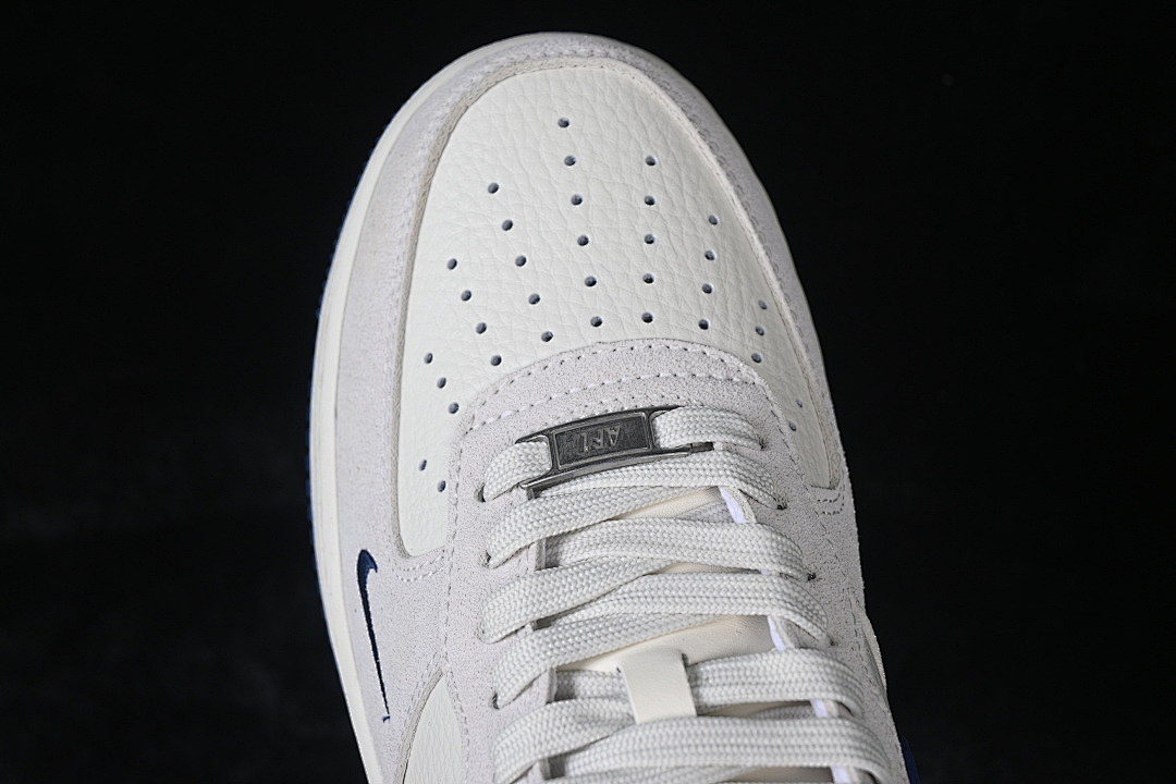 Nike [HF2794-100]-[AIR FORCE 1 07 LOW WHITE/GREY/BROWN/NAVY BLUE]-[WOMAN:36-39]-[MAN:40-45] - Image 10