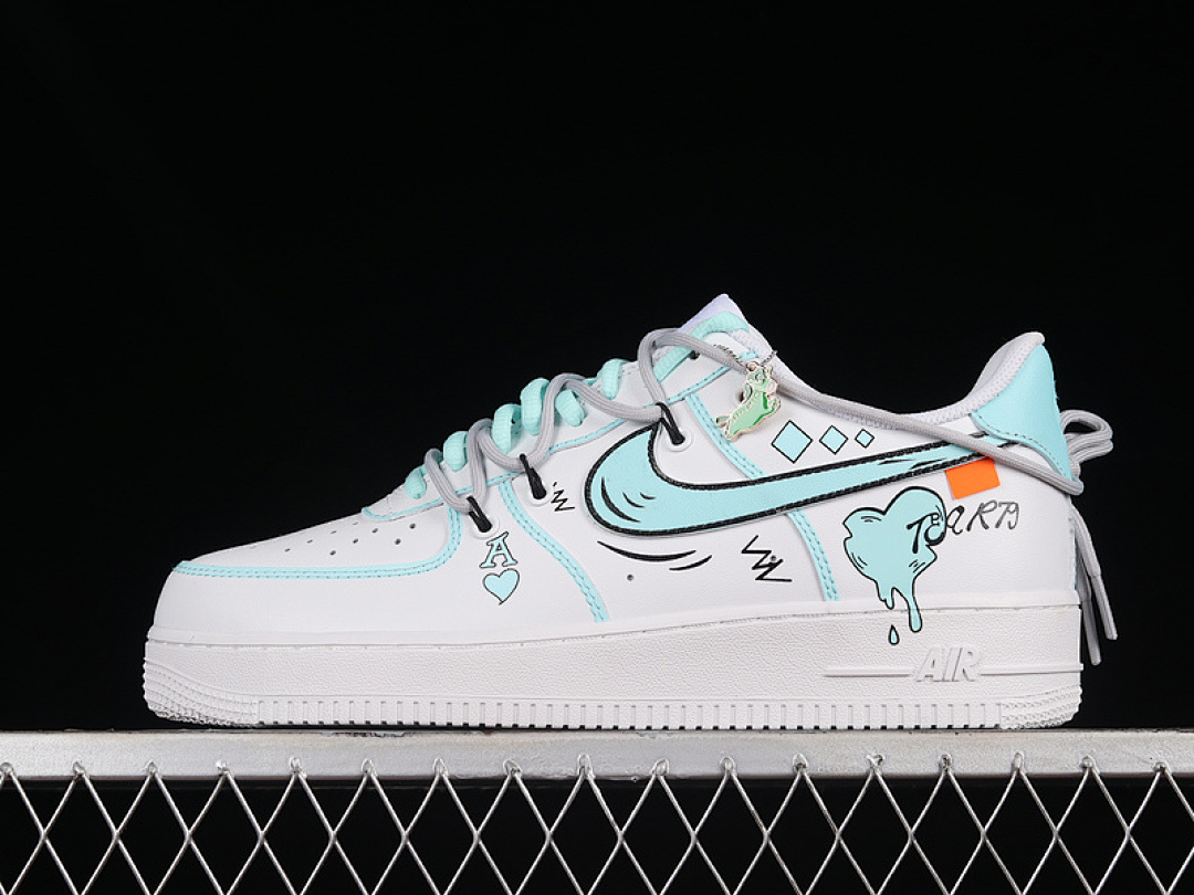 Nike Nike AIR FORCE 1 LOW 07 WHITE/SKY BLUE/BLACK · CW2288-111, photo 1