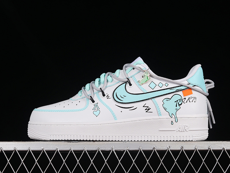Nike Nike AIR FORCE 1 LOW 07 WHITE/SKY BLUE/BLACK · CW2288-111, photo 1