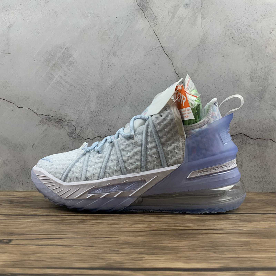 On Running On Running LEBRON 18 PLAY FOR THE FUTURE BLUE TINT/CLEAR/WHITE · CW3156-400, photo 1