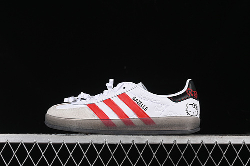 Adidas HELLO KITTY X GAZELLE CLOUD WHITE/RED/CORE BLACK · II0013, photo 1