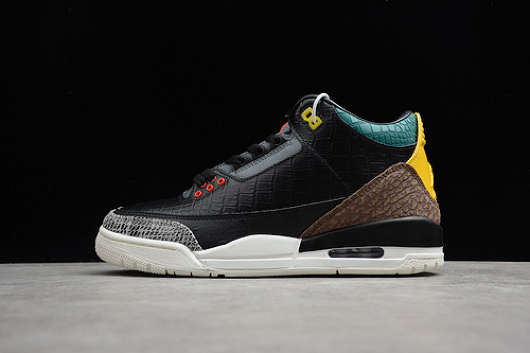 Jordan AIR Jordan 3 ANIMAL INSTINCT 2.0 BLACK/GREEN/WHITE-YELLOW · CV3583-003, photo 1