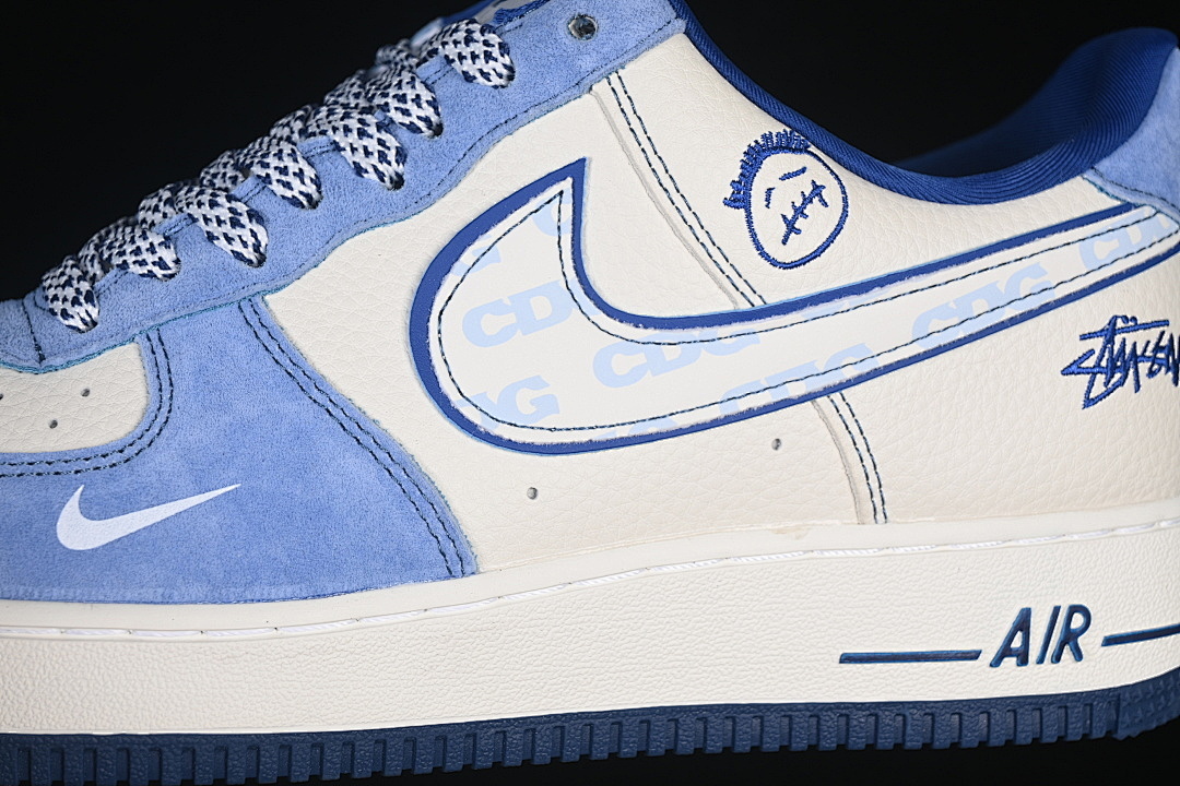 Nike [SY1388-020]-[AIR FORCE 1 07 LOW WHITE/BLUE]-[WOMAN:36-39]-[MAN:40-45] - Image 8