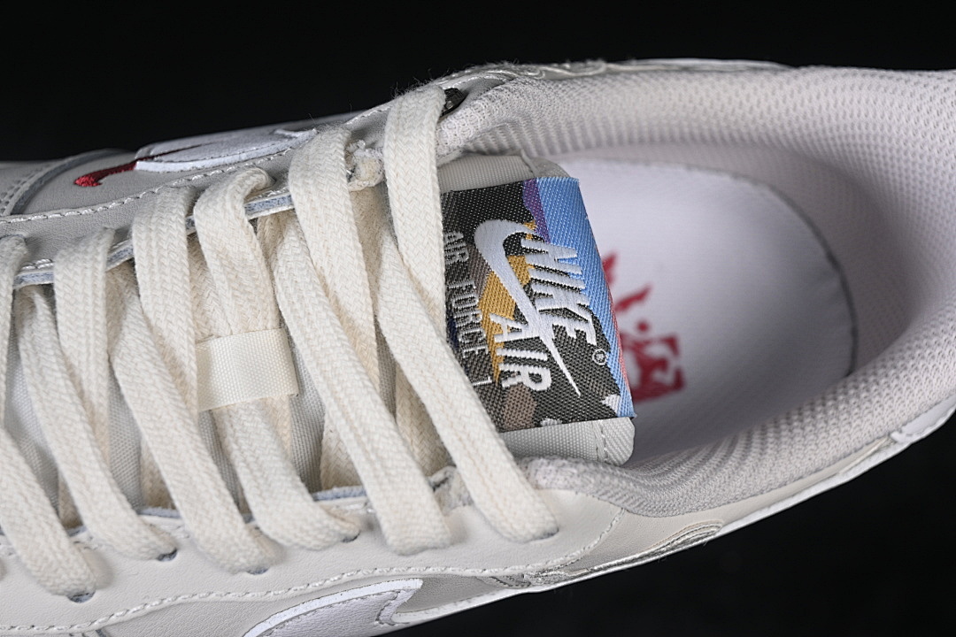 Nike [IQ1119-011]-[AIR FORCE 1 07 LOW CASUAL SNEAKERS WHITE/PURE WHITE]-[WOMAN:36-39]-[MAN:40-47.5] - Image 8