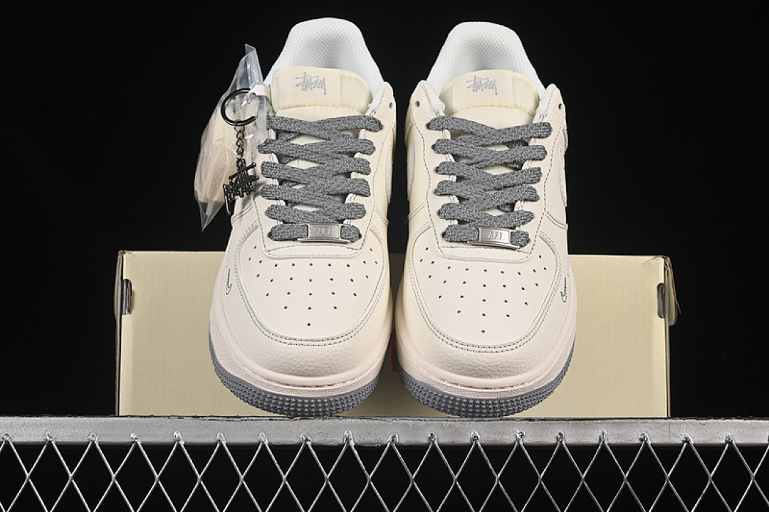 Nike [HH7518-064]-[AIR FORCE 1 07 LOW WHITE/GREY]-[WOMAN:36-39]-[MAN:40-45] - Image 13
