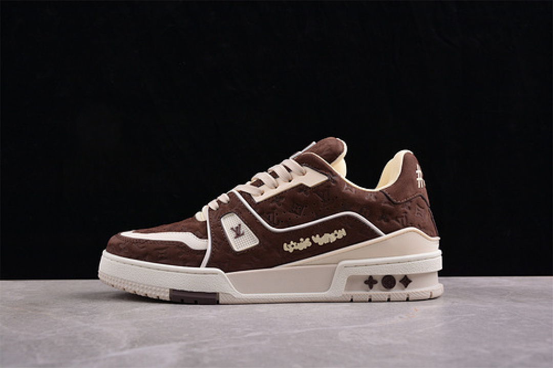 Louis Vuitton Louis Vuitton [2024TRAINER L*V TRAINER WHITE/BROWN]-[MAN:38-45], photo 1