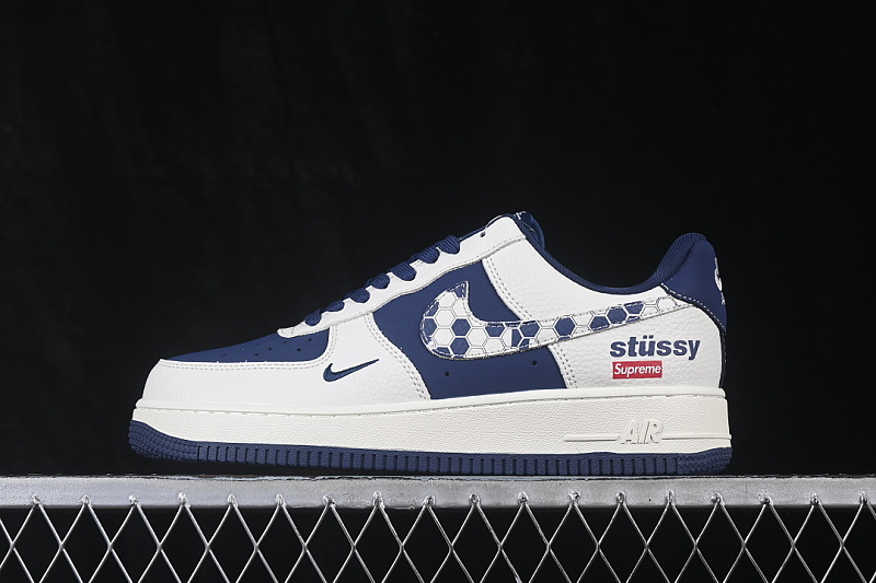 Nike Nike AIR FORCE 1 07 LOW CASUAL SNEAKERS NAVY BLUE/DARK BLUE · DW8806-027, photo 1
