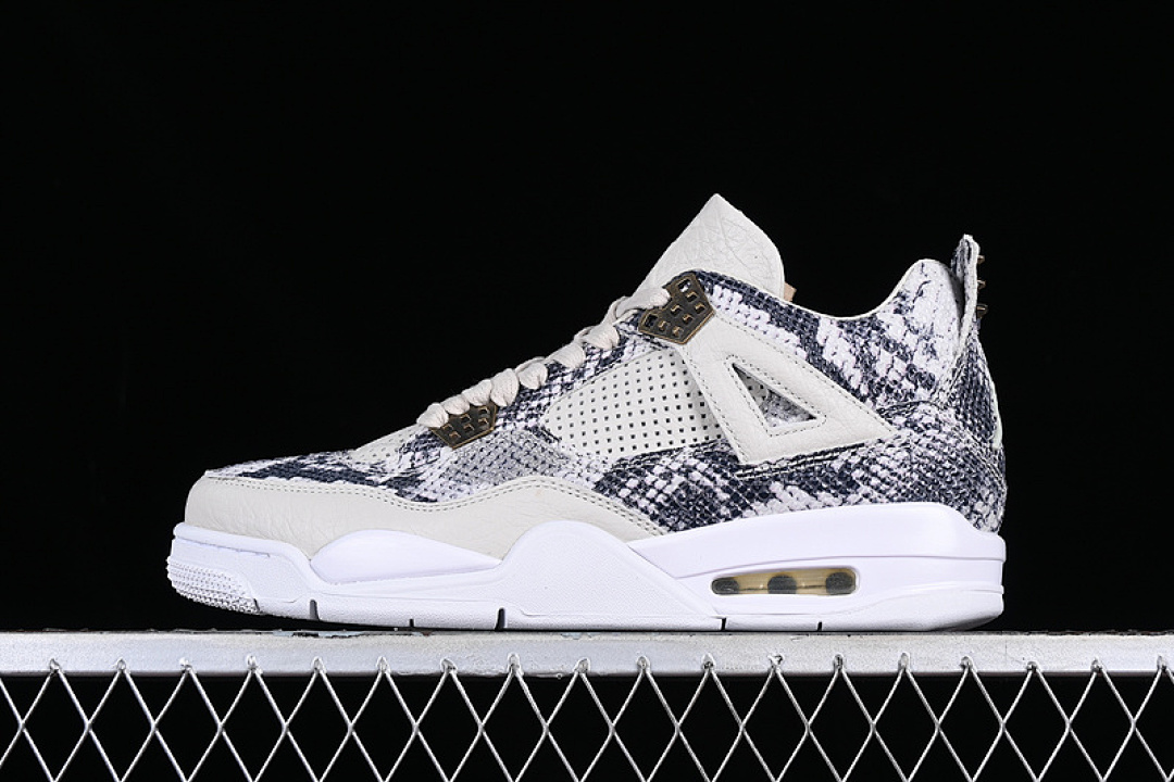 Jordan [819139-030]-[AIR JORDAN 4 RETRO PREMIUM LIGHT BONE/WHITE PURE PLATINUM WOLF (GREY]), photo 1