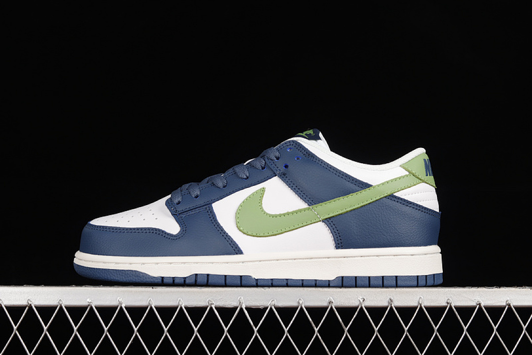 Unbranded [309431-031]-[DUNK LOW DARK BLUE/GREY/MEAN GREEN]-[MAN:39-45], photo 1