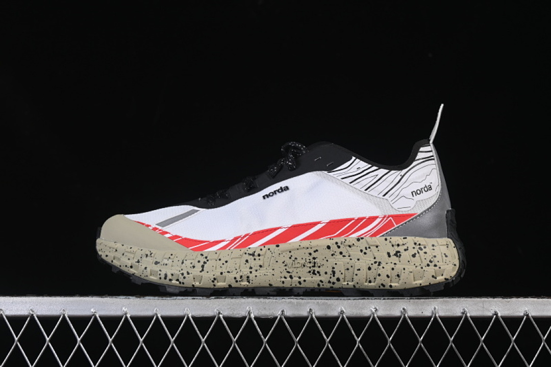 Norda [NORDA 001 DYNEEMA CASUAL RUNNING SHOES RED/WHITE/MATCHA GREEN]-[WOMAN:36-39]-[MAN:40-45], photo 1