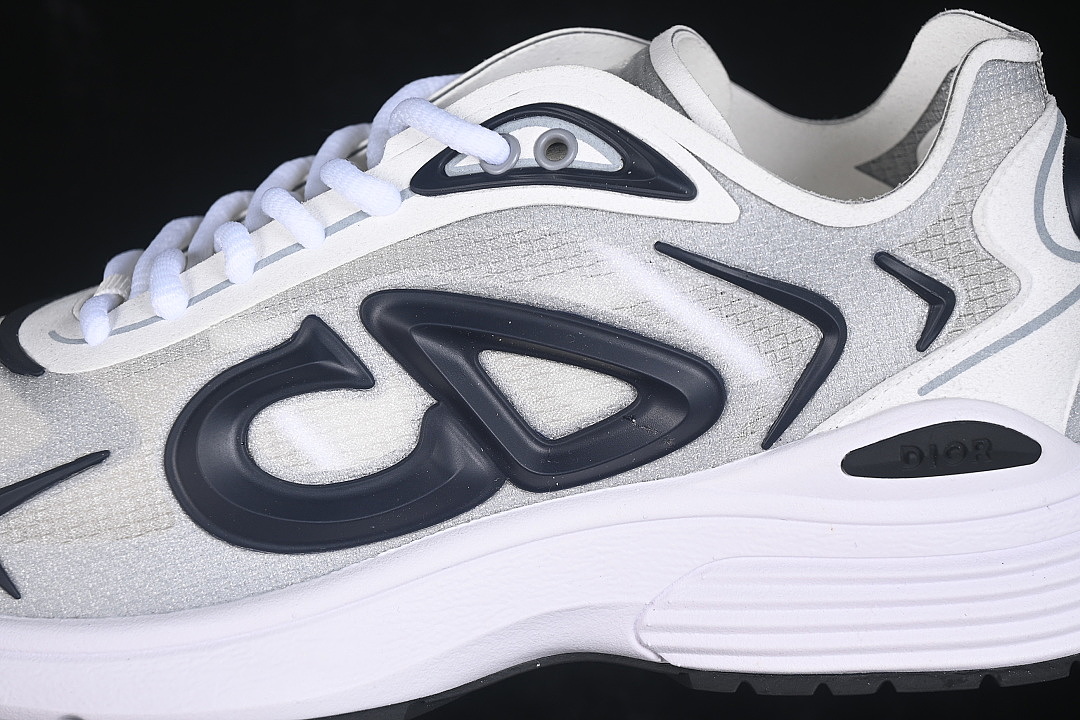 Dior [3SN342ABFH014]-[LOW-TOP CASUAL LIFESTYLE SHOES WHITE/GREY/BLACK]-[WOMAN:38-39]-[MAN:40-47] - Image 8