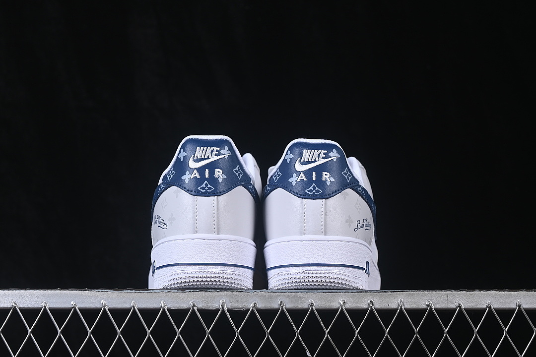 Nike [CZ0270-106]-[AIR FORCE 1 07 LOW CASUAL SNEAKERS NAVY BLUE/GREY]-[WOMAN:36-39]-[MAN:40-45] - Image 13