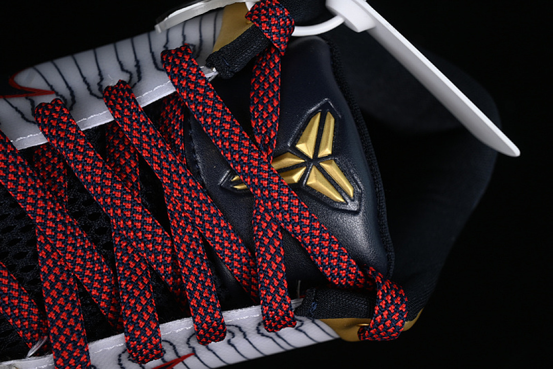 Nike [FQ3544-100]-[UNDEFEATED X ZOOM KOBE IV ZK4 WHITE/DARK OBSIDIAN/VARSITY RED/METALLIC (GOLD]) - Image 10