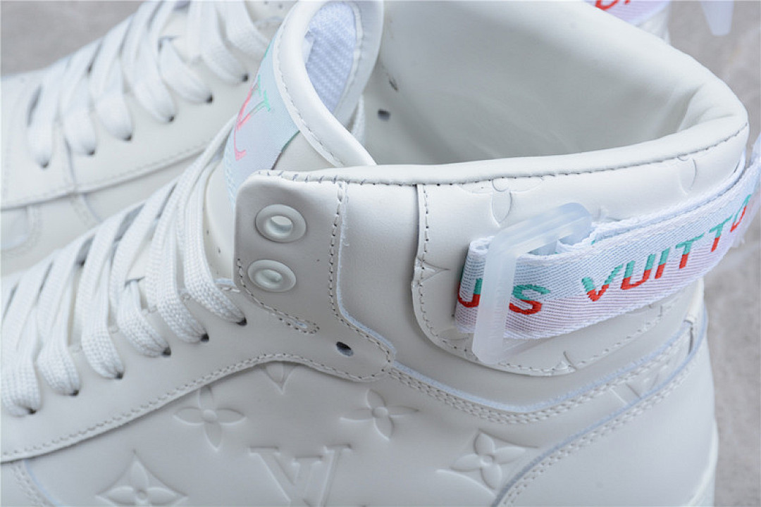 Louis Vuitton [L*V STELLAR HIGH SNEAKERS WHITE/WHITE/WHITE]-[WOMAN:35-39]-[MAN:40-44] - Image 8