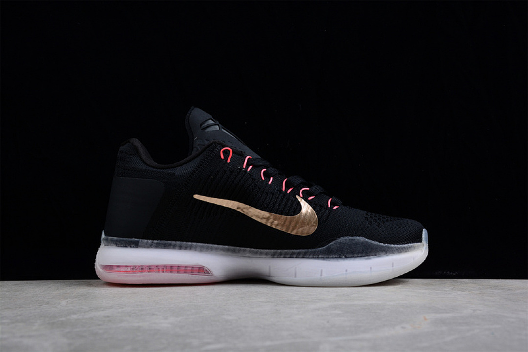 Nike [718763-091]-[KOBE 10 ELITE ROSE GOⅠD PACK BLACK/WHITE/HOT LAVA/METALLIC RED BRONZE] - Image 12