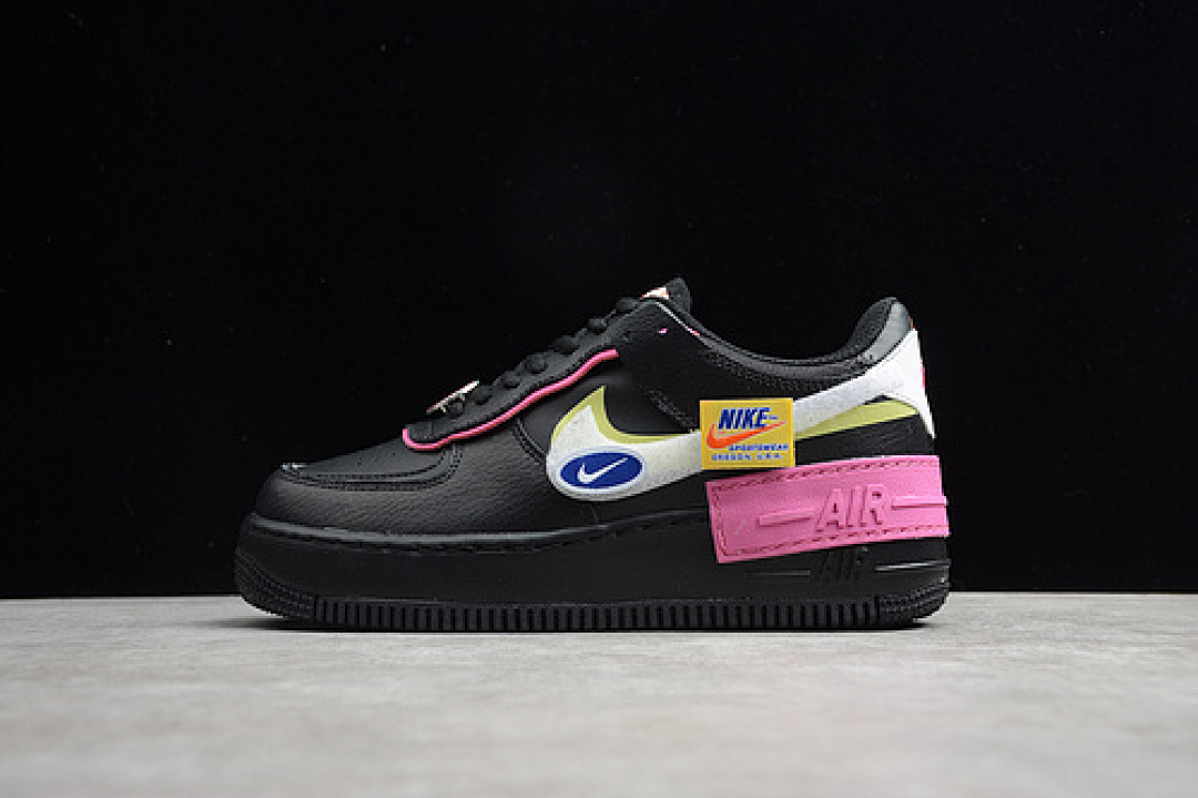 Nike Nike AIR FORCE 1 SHADOW HAVE A DAY BLACK/LIMELIGHT-COSMIC FUCHSIA-WHITE · CU4743-001, photo 1