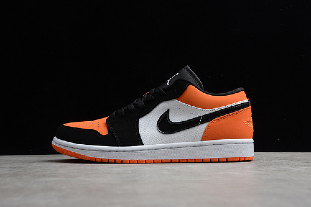 Jordan AIR Jordan 1 LOW SHATTERED BACKBOARD BLACK/WHITE-STARFISH · 553558-128, photo 1