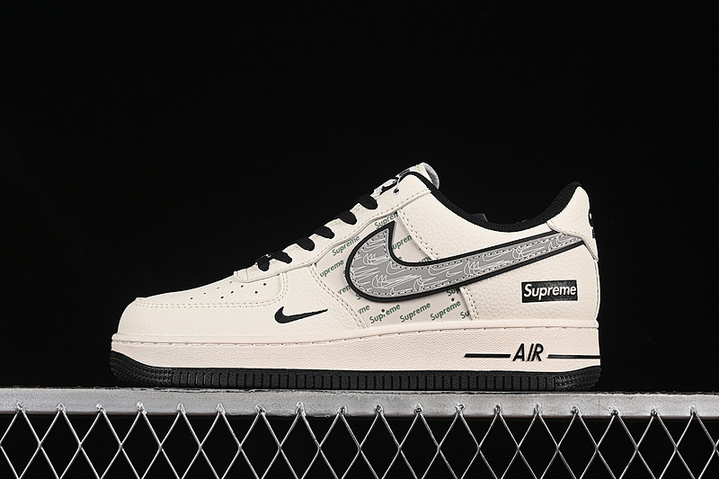 Nike Nike AIR FORCE 1 07 LOW SUPREME WHITE/GREY/BLACK · XX3168-149, photo 1