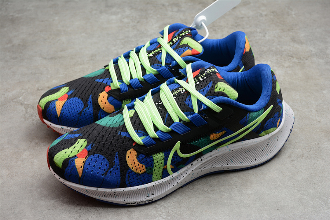 Nike [DD1827-001]-[KELLY ANNA LONDON X AIR ZOOM PEGASUS 38 RUN PAST THE FUTURE BLACK/RACER (BLUE]) - Image 14