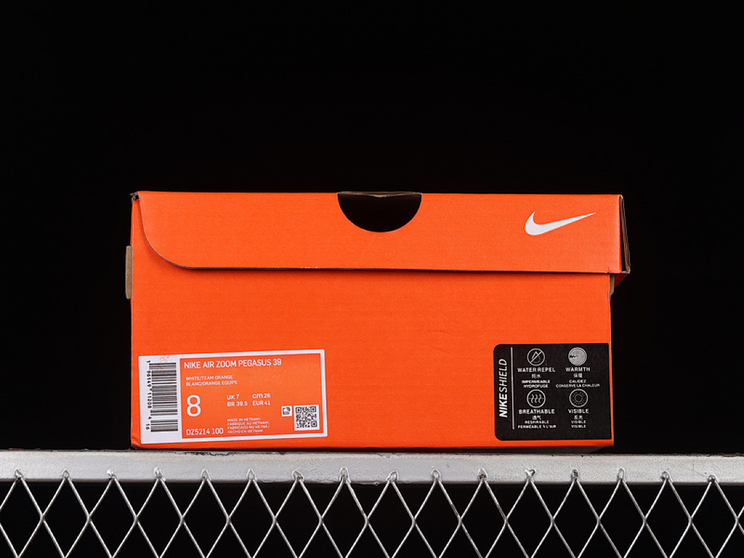 Nike [DZ5214-100]-[AIR ZOOM PEGASUS 39 WHITE/PLATINUM TINT/METALLIC SUMMIT WHITE/TEAM (ORANGE]) - Image 11